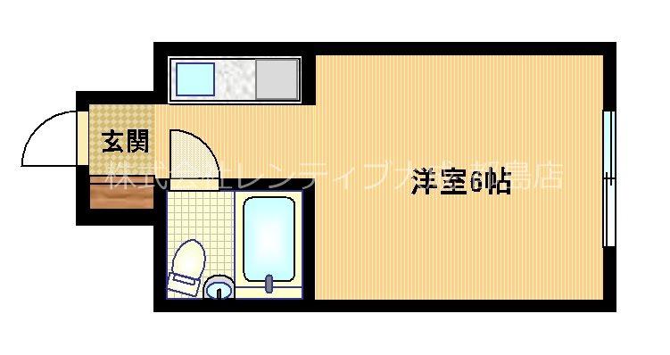 ハイライフ 中野(1K/5階)の間取り写真