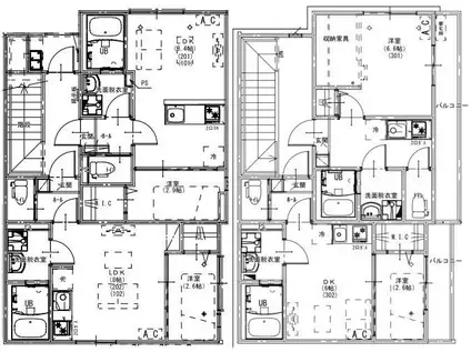 KEIAI RESIDENCE 清瀬II(1LDK/2階)の間取り写真