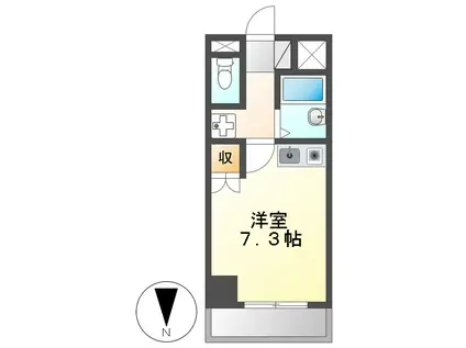 NAKANE MANSION(ワンルーム/5階)の間取り写真