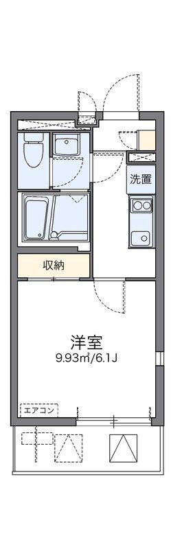 レオネクスト御影中町(1K/2階)の間取り写真