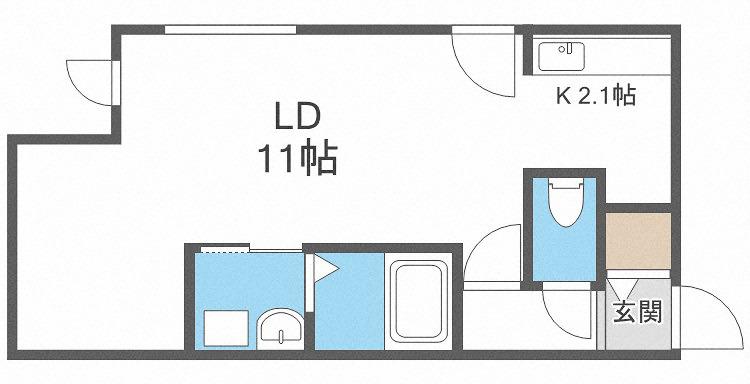 PLYMOUTH(1LDK/4階)の間取り写真