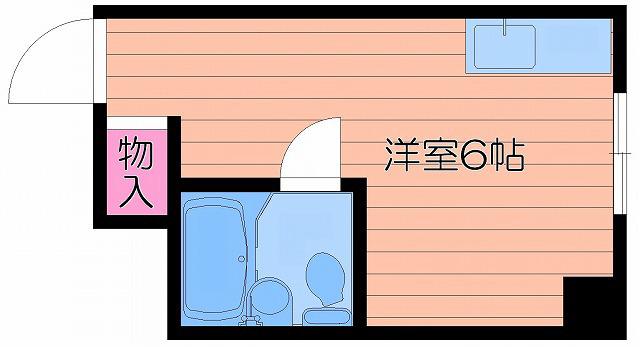 ラパンジール都島(ワンルーム/4階)の間取り写真