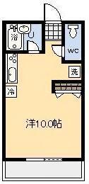 サンヴェール神宮(ワンルーム/1階)の間取り写真