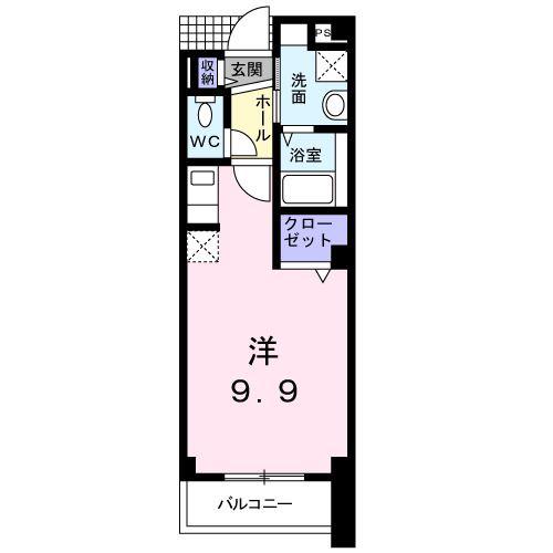 T・コート21(ワンルーム/1階)の間取り写真