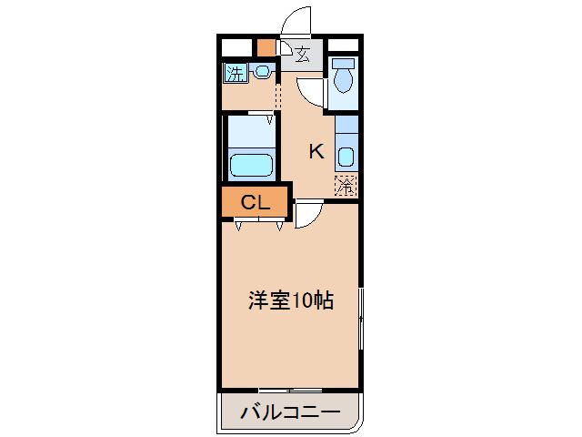 コンフォート昭和町(1K/1階)の間取り写真