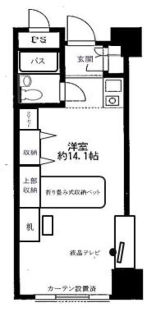 メゾン大塚(ワンルーム/6階)の間取り写真
