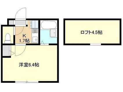 CASA FELICE(1K/1階)の間取り写真