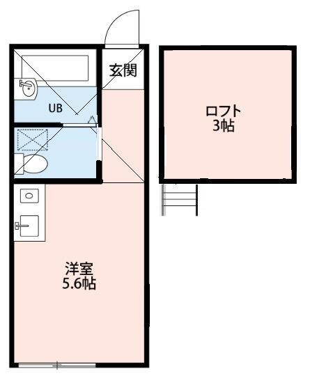 ウインズ和田(ワンルーム/1階)の間取り写真