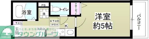 ラフィーヌ雅(1K/3階)の間取り写真