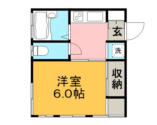 大手町ビル(1K/4階)の間取り写真