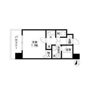 エコロジー栄レジデンス(1K/2階)の間取り写真