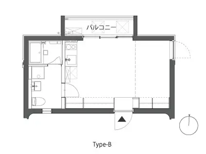 中野テラス(ワンルーム/3階)の間取り写真