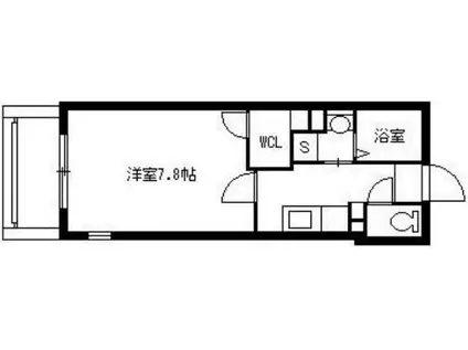 YSTERRACE(1K/2階)の間取り写真