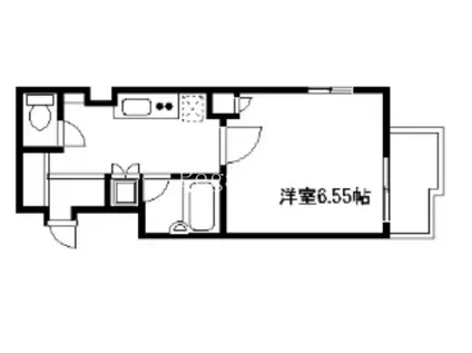 プレール東神田(1K/10階)の間取り写真