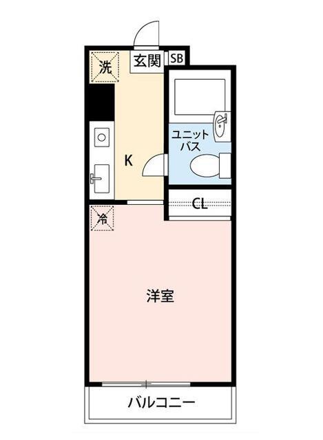 マイナビSTAYパレス神宮前(ワンルーム/2階)の間取り写真