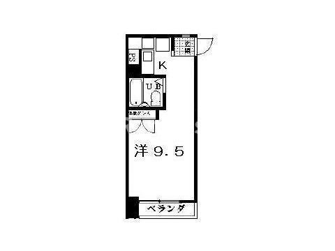 セザール一宮(ワンルーム/2階)の間取り写真