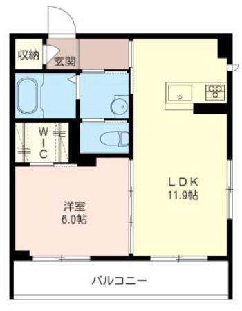 OTTIMO(1LDK/3階)の間取り写真