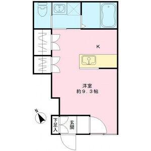 WELL-BEING和泉大宮(ワンルーム/1階)の間取り写真