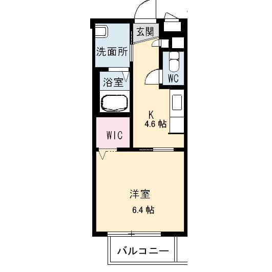 JR山陰本線 鳥取駅 バス乗車時間:10分 最寄りバス停で下車 徒歩7分 2階建 築23年(1K/1階)の間取り写真