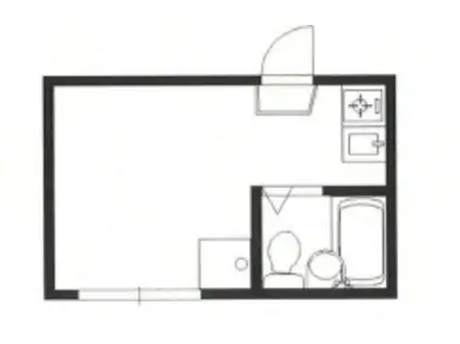 ライフピアバイオレット(ワンルーム/1階)の間取り写真