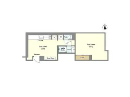 SWITCH(1LDK/1階)の間取り写真