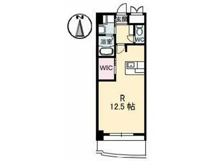 ネクステージ中井(ワンルーム/4階)の間取り写真