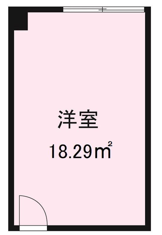 CLASSROOM(ワンルーム/1階)の間取り写真