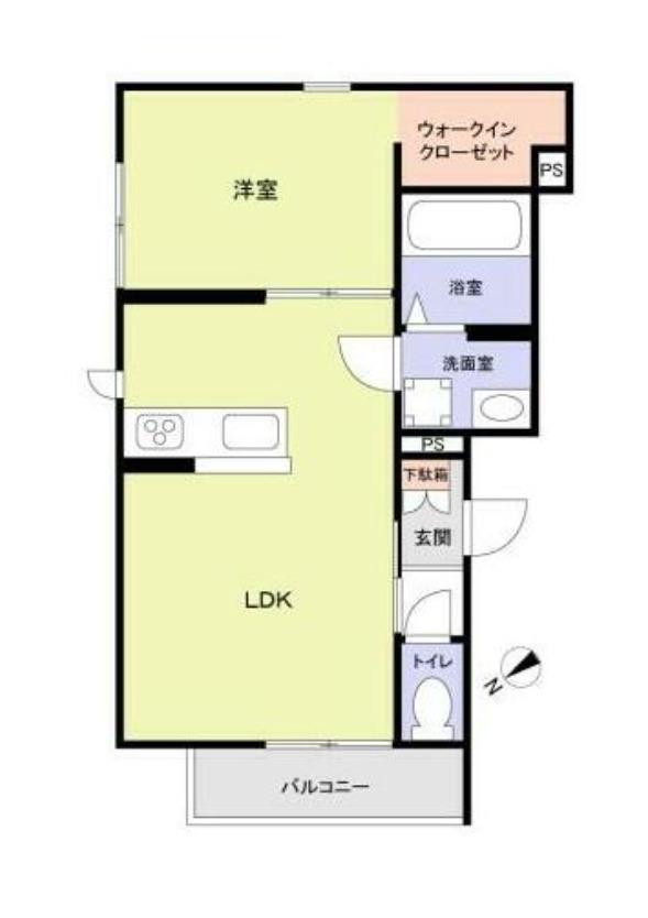 CHALEUREUX表参道(1LDK/3階)の間取り写真