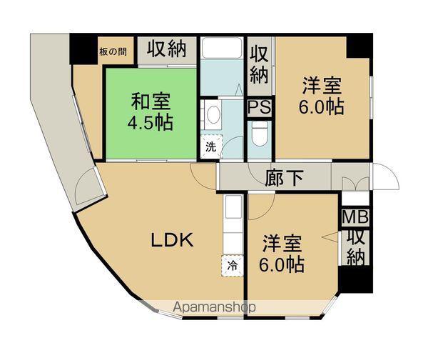 レスポワールMIWA(3LDK/3階)の間取り写真