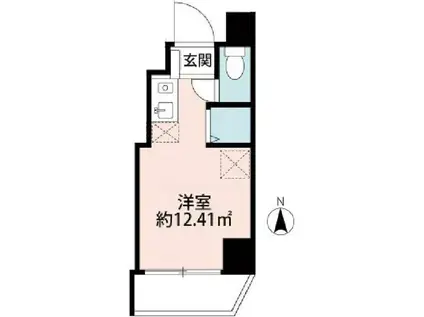 レオナール西早稲田(ワンルーム/3階)の間取り写真