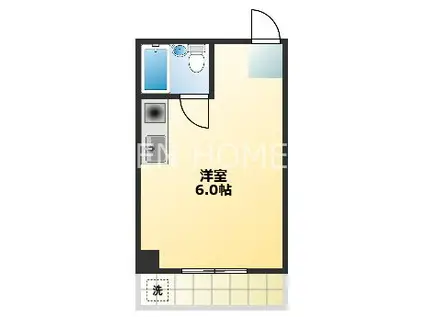 プレアール日本橋(ワンルーム/4階)の間取り写真