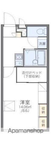 レオパレス今宿(1K/2階)の間取り写真