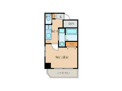 プレシャス名駅(1K/4階)の間取り写真