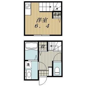K´S I(ワンルーム/1階)の間取り写真
