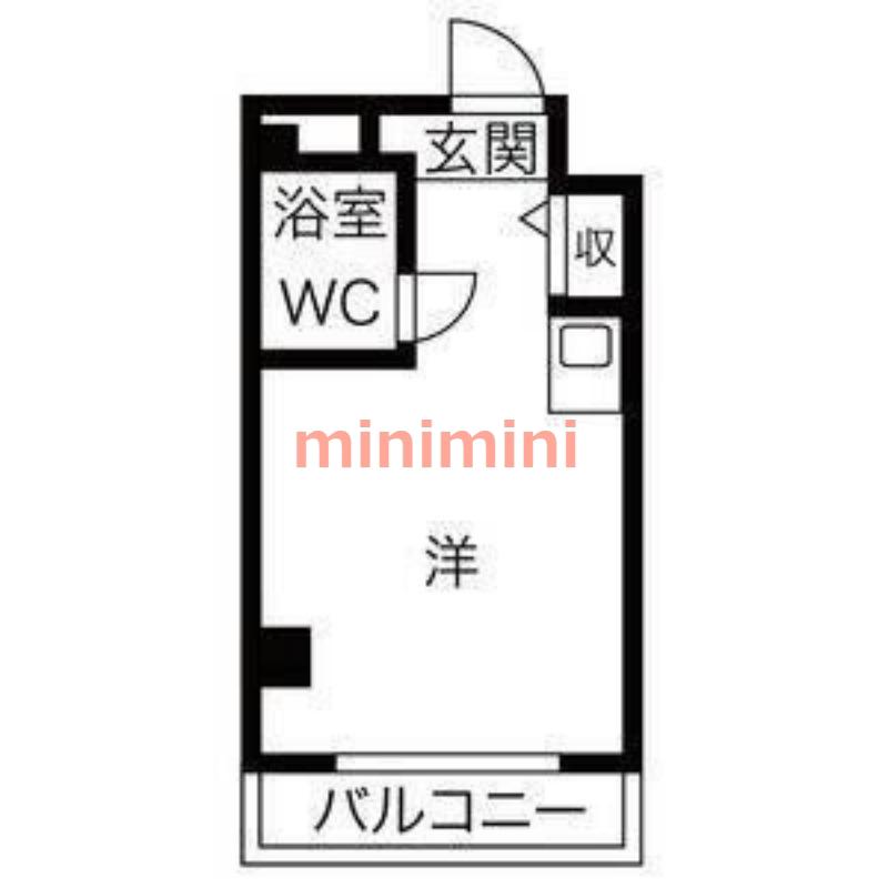 プレアール吹田泉町II(ワンルーム/3階)の間取り写真