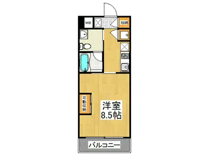 PH-2(1K/4階)の間取り写真