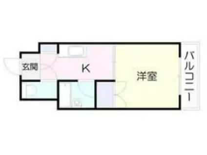 DO大阪港(1K/8階)の間取り写真