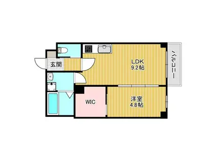 NUT SYOJAKU(1LDK/2階)の間取り写真