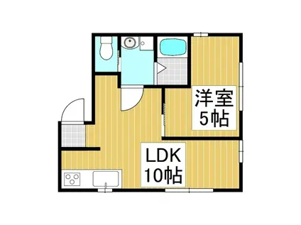 エクシブ山っ湖C棟(1LDK/1階)の間取り写真