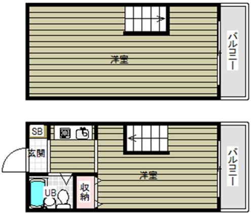 ハイムアーキテクト(ワンルーム/5階)の間取り写真