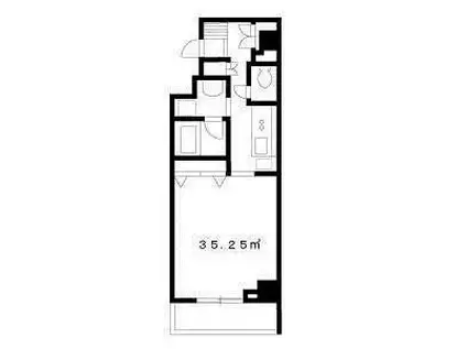 浅草参番館(1K/2階)の間取り写真