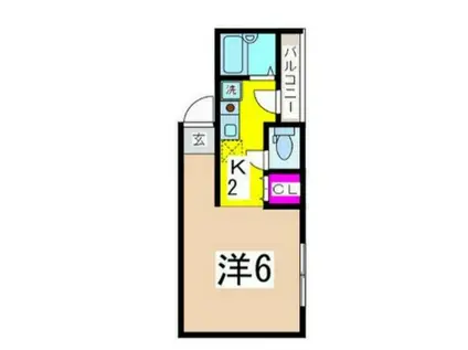 カデンザ大塚(1K/2階)の間取り写真