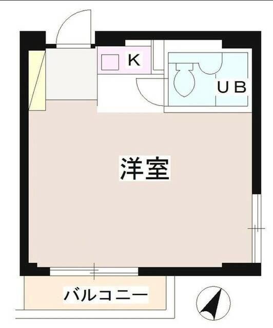 パーク・ノヴァ渋谷(ワンルーム/5階)の間取り写真