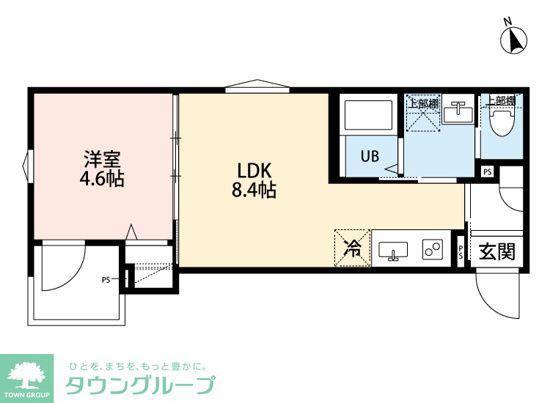 SOH TERRACE(1LDK/1階)の間取り写真