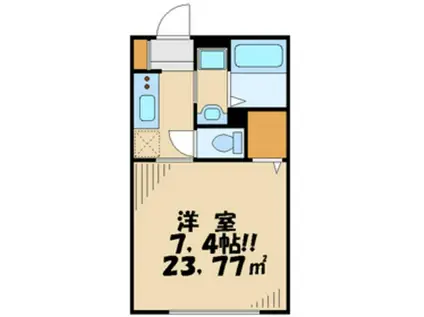 CASA IGRIEGA(1K/1階)の間取り写真