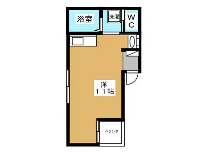 トップイン椎名町(ワンルーム/2階)の間取り写真