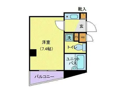 FYSビル(1K/4階)の間取り写真