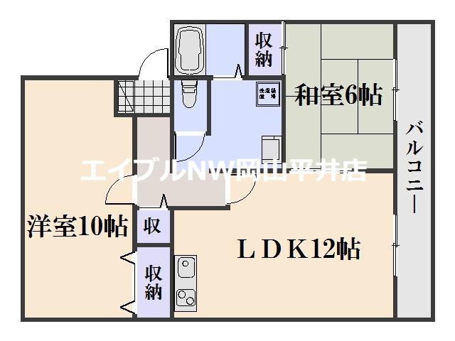 サンパティック(2LDK/1階)の間取り写真