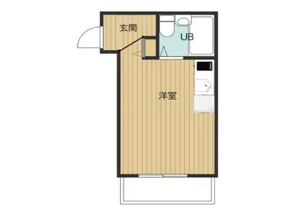 プレジール南台(ワンルーム/3階)の間取り写真