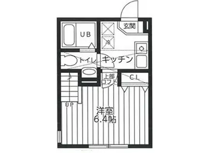 THE TAKASUNA KULTURCE(2LDK/2階)の間取り写真
